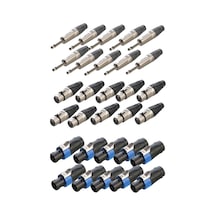 Lastvoice Connection Paket-4 Jak Xlr Speakon Konnektör Paketi