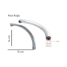 Lavabo Bataryası Mix Borusu Kısa Diğer