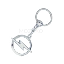 Yüksek Kaliteli Opel Logolu Metal Araç Anahtarlık, Çift Yönlü Logo, Hediyelik Araba Anahtarlık