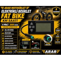 Elektrikli Bisiklet Fat Bıke Km Saat 5 Pimli-3055 500