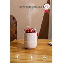 Özel Seri H16 Beyaz Hava Nemlendiricisi Buhar Makinesi Aydınlatma Sessiz Tarz