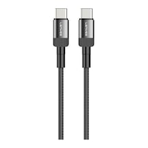 Lenyes Lc546 Type-c To Type-c Pd Kablo Hızlı Şarj Özellikli Data Ve Şarj Kablosu 60w 1m Siyah