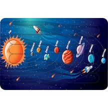 Güneş Sistemi Çubuk Ahşap Çocuk Puzzle Yapboz 3