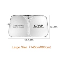 Goldenqian Araç Ön Camı Güneşlik Cam Anti Uv Kapak Koruyucu İç Aksesuarlar İçin Mazda Cx5 Cx-5 Ke Kf Skyskyactiv Cx 5 Suv Large For Cx-5