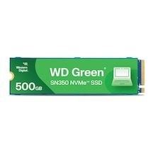 Ayrex Wd Green Sn350 500 Gb M.2 Nvme Ssd, 2.400 Mb/sn Okuma Hızı Ve 1.500 Mb/sn'ye Kadar Yazma Hızı