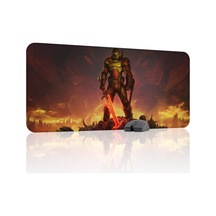 Doom Kaymaz Dikişli Kauçuk Oyuncu Mousepad V1 - 90x40 Xxl Gaming Mouse Pad Fare Altlığı