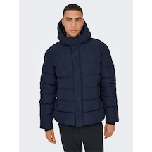 Only & Sons Onscayson Puffa Otw Noos Erkek Mavi Mont - 22019598 Mavi