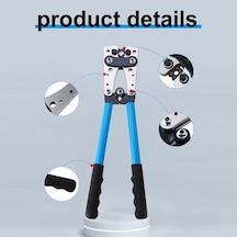 Pazly Alüminyum Kablo Pense 6-50mm² - Ergonomik, Kaymaz Kıskaç Turuncu Turuncu