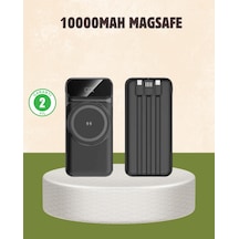 10000 Mah Kablosuz Powerbank 15w Hızlı Şarj, Type-c Çoklu Çıkışlı Diğer