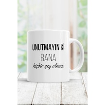 Unutmayın Ki Bana Hiçbir Şey Olmaz Beyaz