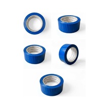 Hasbros Slikonize Bant Mavi Koli Bandı / 45 Mm X 100 Metre / 5 Adet