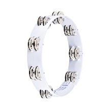 Meinl Htt10wh Stainless Steel Jingle 2-rows 10" Tour Tamburin Be