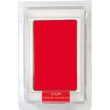 Xiyyadms Yenidoğan Bebek El-ayak İzi Seti - 2 Detaylı Baskı, 100% Güvenli, 9 Renk Seçeneği Kırmızı