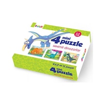Eolo Sevimli Dinazorlar 4 Mini Puzzle 30 Parça