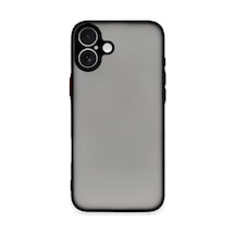 Apple iPhone Uyumlu 16 Kılıf Montreal Silikon Kapak - Siyah Bzsxx00 1