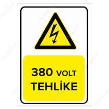 380 Volt Tehlike Levhası (314790246)