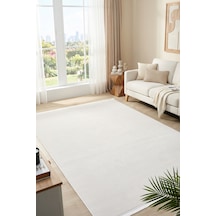 Mariesse Home Agra Serisi Akrilik Dokuma Salon Mutfak Yolluk Makine Halısı Mono 889 Krem