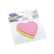 130000367200 Yapışkanlı Not Kağıdı, Pembe, Turuncu, Sarı