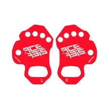 Jzcat Motosiklet Avuç İçi Aşınma Önleyici Ped, Düşme Önleyici El Koruması Kırmızı M