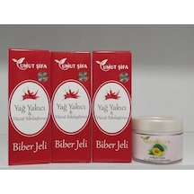 3 Adet Biber Jeli + Avakado Kremi