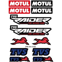 Raider Tasarım A4 Çoklu Sticker Seti Diğer