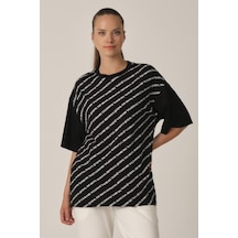 Alexandergardı Baskılı Oversize T-Shirt (Un-70417) (534706585)
