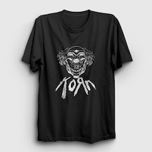 Presmono Unisex Clown Korn T-shirt Siyah