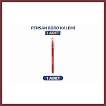 Storeşahin Pensan Büro 2270 Kırmızı Tükenmez Kalem 1.0 Mm Medium Yerli Üretim 1 Adet Shn0720