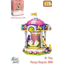Loz Mini Block Serisi Atlıkarınca -lz1720 406 Parça Oyuncak Yapım Seti