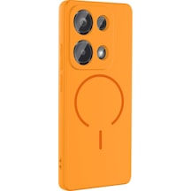 Nihcase Xiaomi Redmi Note 13 Pro 4g Kılıf Meta Pastel Manyetik Araç Tutucu Kılıf