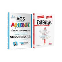 Yediiklim Yayınları 2025 Meb Ags Ahenk Serisi Türkiye Coğrafyası Ve Akm Dil Bilgisi Soru Bankası Seti 2 Kitap