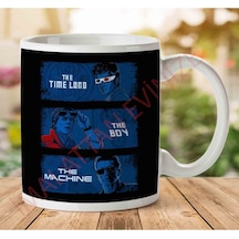 Time Traveller Club Doctor Who Back To The Future Terminator Iki Tarafı Baskılı Kupa Bardak Çok Renkli