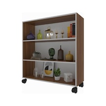 Kenzlife Kitaplık Beril 088 090 020 Cvz Tekerlekli Mutfak Dolabı Banyo Ofis Ayakkabılık Kiler