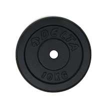 Delta 10 Kg X 2 Adet Siyah Döküm Plaka Çiftli Ağırlık Flanş