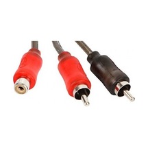 Oto Amfi Y Kablo 1 Dişi 2 Erkek Rca Kablo Slikonlu Anfi Kablo 1 Adet
