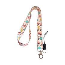 Mantar Desenli Boyun İpi Telefon Askısı Lanyard
