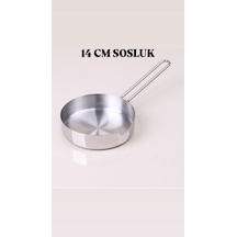 Çelik Tava 12cm- 14cm Sosluk/ Sütlük Kapaksız 14 Cm