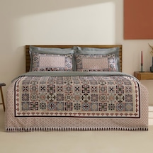 Karaca Home Tessera %100 Pamuk Çift Kişilik Nevresim Takımı Mint Mint