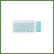 Bezos Kyb71 Kablosuz Türkçe Q Klavye Mouse Set - Açık Yeşil Hb006 Diğer