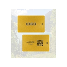 Nfc Dijittal Gold Kartvizit Kişileştirilebilir