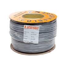 Artar 2x1.5 Mm Lıhch Blendajlı Bakır Hoparlör Kablosu 100 Metre 4434