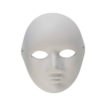 Maske Karton Küçük Yüz Boyanabilir 22 x 17 CM 12 adet