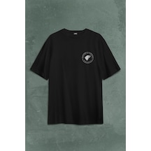 Game Of Thrones Logo Sırt Ön Baskılı Oversize Tişört Unisex T-shirt 001