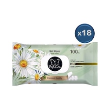 Papilion Islak Havlu Mendil 100 Yaprak Papatya 18 Li Set