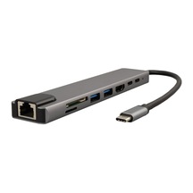 Raca Rc-29630 Type-c 8in1 Hdmı Çok Fonksiyonlu Usb 3.0 Dock Station Apple Uyumlu,  Macbook - Pc - Playstation - Xbox