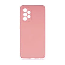 Ekılıf - Samsung Galaxy A52 Uyumlu Kılıf İçi Kadife Koruyucu Mara Lansman Kapak - Pembe Açık