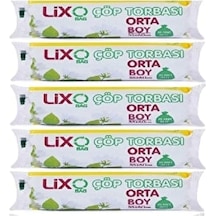 Lixo Orta Boy Çöp Torbası 5 x 20'li 55 x 60 CM