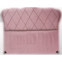 Başlık ALC GONDOL Model 90 Cm Kapitone Baby Face Pembe Kumaş Döşeme El Yapım