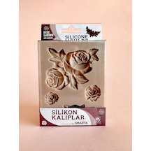 Silikon Kalıp-gül Bahçesi Seti Bayaz