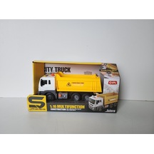 Ctoys Işıklı Ve Sesli Taşıyıcı Kamyon Sarı Js101 Sarı